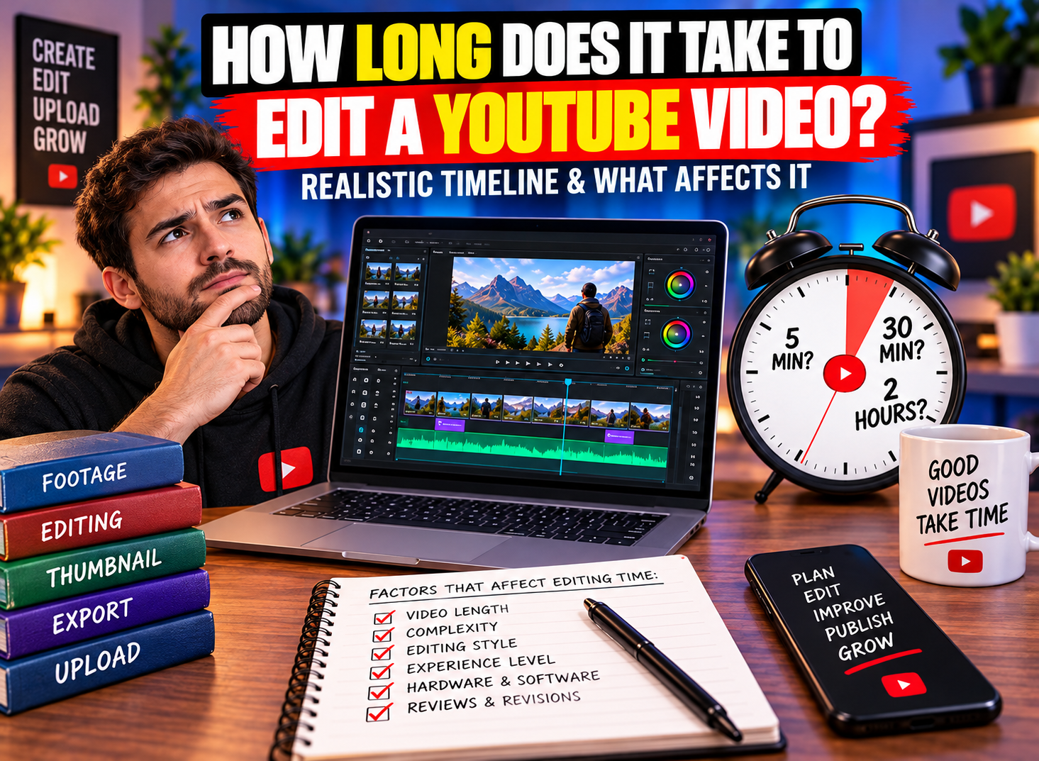 how long to edit video